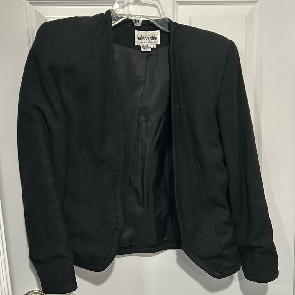 Helene Sidel Vintage Couture Women’s Cropped Blazer size 6